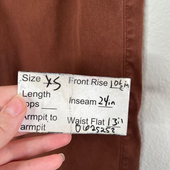 Spanx Womens Brown Stretch Twill Cropped Wide-Leg Pants XS 20989q - Picture 13 of 14